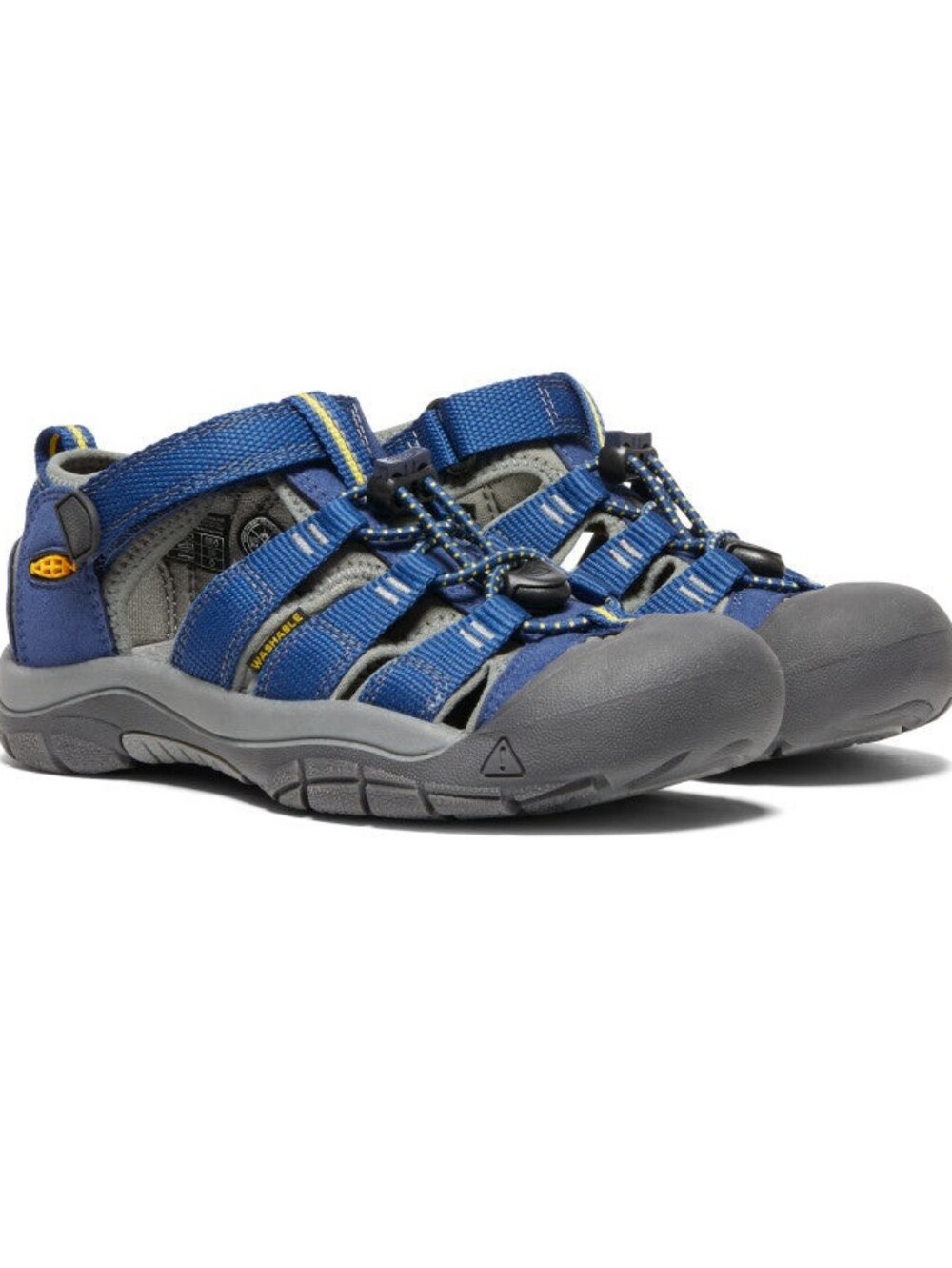KEEN Newport H2 Big Kids Water Sandals Navy/Gray Size 1